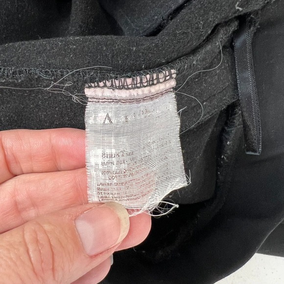 Armani Jeans Womens Ankle Pant Plus Size 3XL Black Ponte Knit Pull‎ On Stirrup - Picture 13 of 14